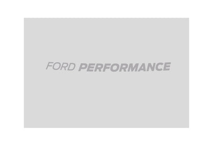 Ford Racing Ford Performance Bronco Windshield Banner - Silver