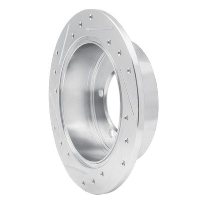 R1 Concepts R1 94-07 Chrysler SEBRING Rear Right Drilled & Slotted Silver Brake Rotor