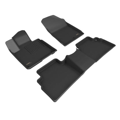3D MAXpider 23-24 Kia Sportage FWD Gas Kagu Black Floor Mat - Row 1/2