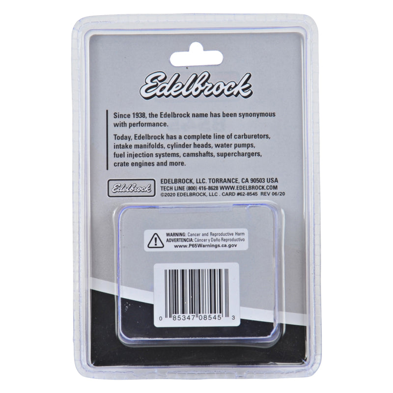 Edelbrock Exhaust Header Bolts 3/8in-16 X 3/4in, Black Oxide (Set Of 12)