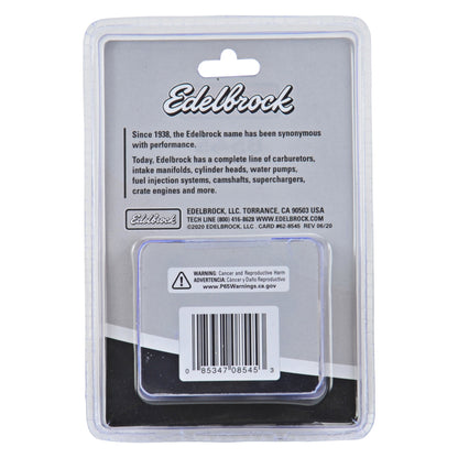 Edelbrock Exhaust Header Bolts 3/8in-16 X 3/4in, Black Oxide (Set Of 12)