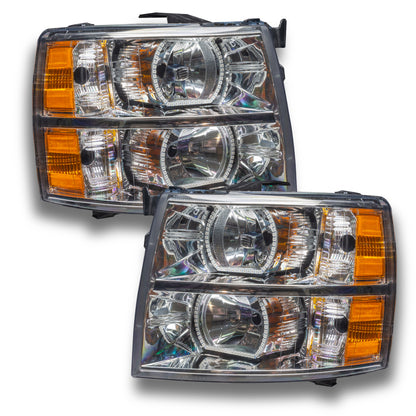 ORACLE Lighting Oracle 07-13 Chevrolet Silverado SMD HL - Square Style - ColorSHIFT