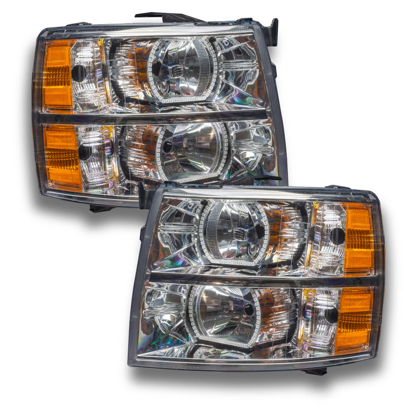 ORACLE Lighting Oracle 07-13 Chevrolet Silverado SMD HL - Square Style - ColorSHIFT w/o Controller