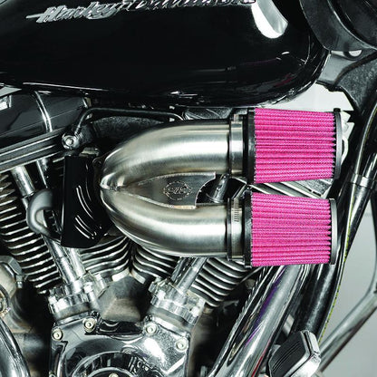 S&S Cycle 08-16 Touring Models Tuned Induction Kit - Stainless Steel