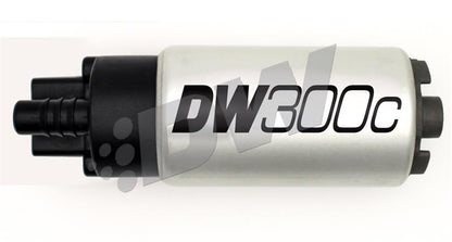 DeatschWerks 340lph DW300C Compact Fuel Pump w/ Universal Install Kit (w/o Mounting Clips)