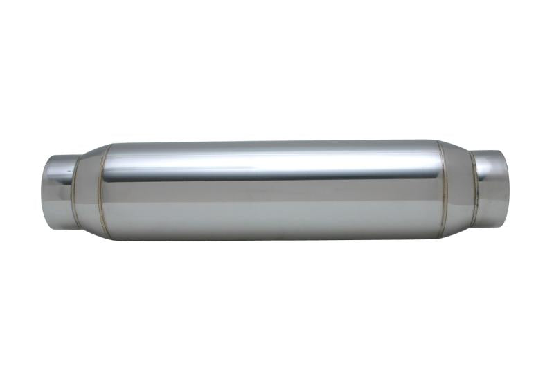 Vibrant SS Resonator (Standard Design) 3.5in inlet/outlet x 18in long w/5in OD resonator body