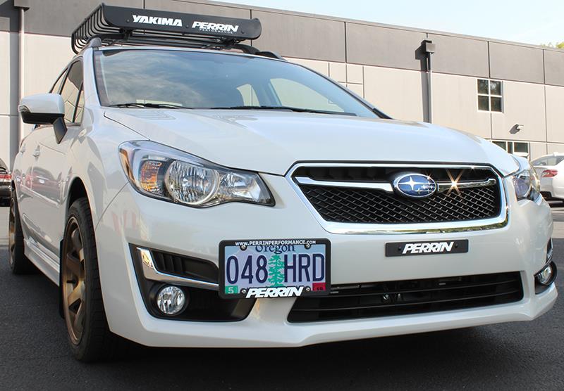 Perrin Performance PERRIN 15-17 Subaru WRX/STI (w/o FMIC) / 13-17 Crosstrek / 12-16 Impreza License Plate Reloc. Kit