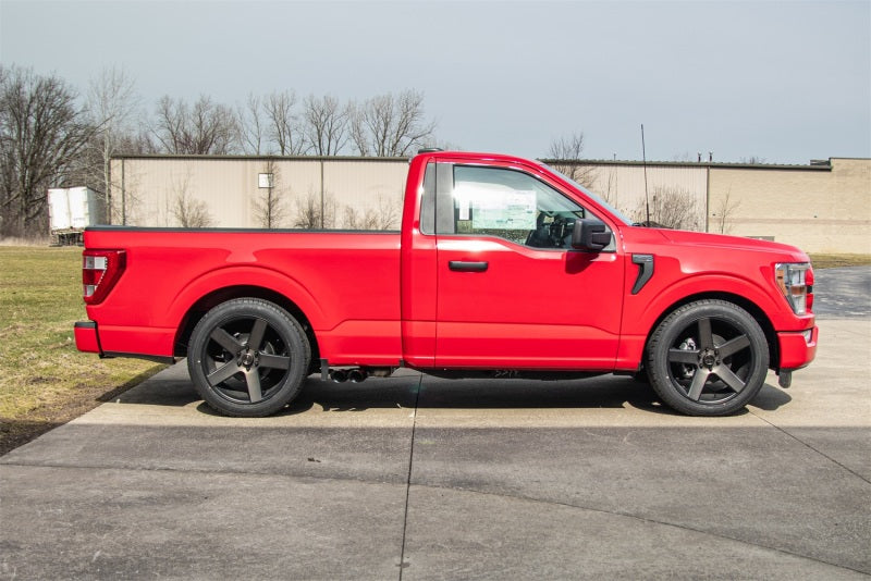 CORSA Performance Corsa 2021-2025 Ford F-150 Regular Cab/6.5in Bed 5.0L V8 Xtreme Cat-Back Front of Tire Exit-Black PV