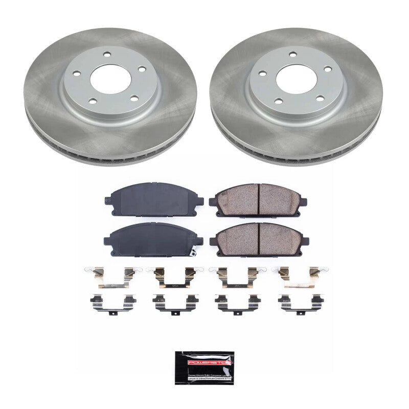 PowerStop Power Stop 04-09 Nissan Quest Front Semi-Coated Rotor Kit