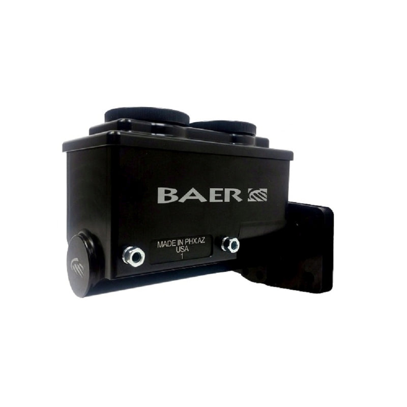 Baer Brakes Mopar 15/16in Bore Remaster 4-Bolt Left Port Master Cylinder Assembly - Black