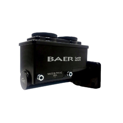 Baer Brakes Mopar 1-1/8in Bore Remaster 4-Bolt Left Port Master Cylinder Assembly - Black