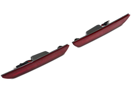 Raxiom 15-23 Ford Mustang Axial Series LED Side Marker Lights- Rear- Red