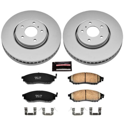 PowerStop Power Stop 05-12 Infiniti FX35 Front Z17 Evolution Geomet Coated Brake Kit