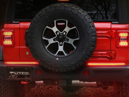 Putco 2019+ RAM 1500/Jeep Wrangler JK/JL 18in Split Blade LED Tailgate Light Bar (Pair)