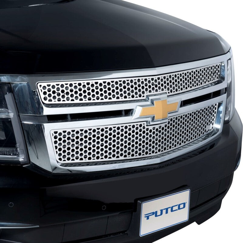 Putco 07-14 Chevrolet Tahoe / Suburban / Avalanche Punch Stainless Steel Grilles