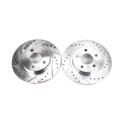 PowerStop Power Stop 03-05 Buick Park Avenue Rear Evolution Drilled & Slotted Rotors - Pair