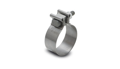 Vibrant SS Accuseal Exhaust Seal Clamp for 2.5in OD Tubing (1in wide band)