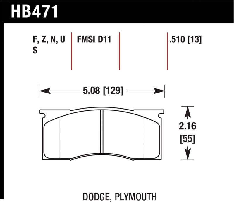 Hawk Performance Hawk HPS Street Brake Pads