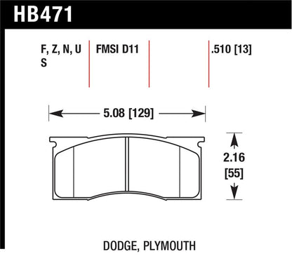 Hawk Performance Hawk HPS Street Brake Pads