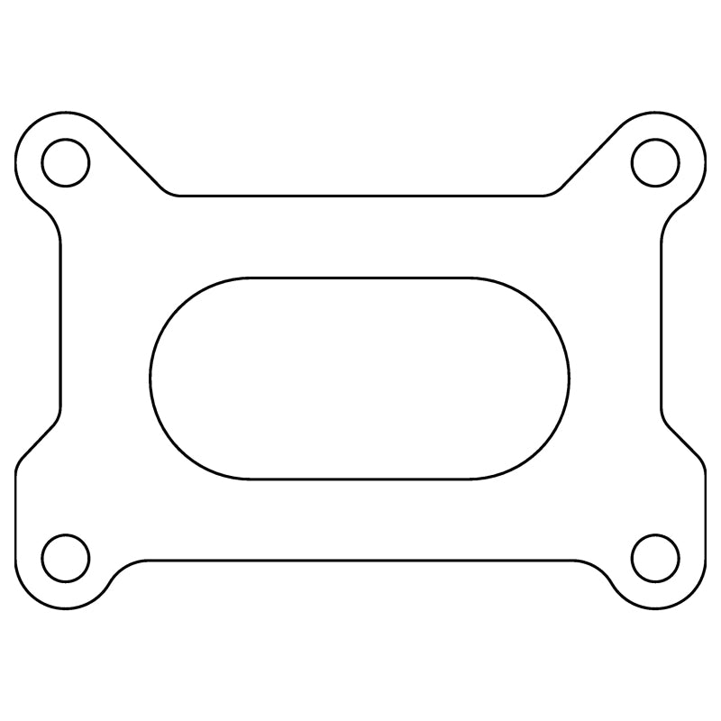 Cometic Gasket Cometic Holley 2 Barrel 500 CFM .039in Fiber Carburetor Gasket - 3.640in x 1.750in - Open Plenum