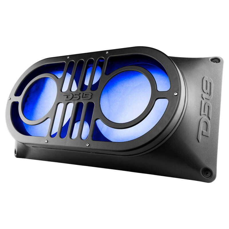 DS18 TJ/JK/JKU/JL/JLU Tailgate Enclosure Fits 2x 10in Speakers 2x 3in Tweeters Grill Included