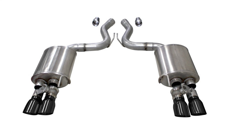 CORSA Performance Corsa 2018-2023 Ford Mustang GT Fastback 5.0L 3in Sport Axle-Back Exhaust w/ 4in Black Tips