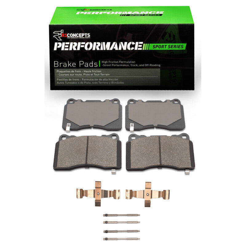 R1 Concepts R1 13-20 Buick Regal Sportback Front Performance Sport Pads & Hardware Kit