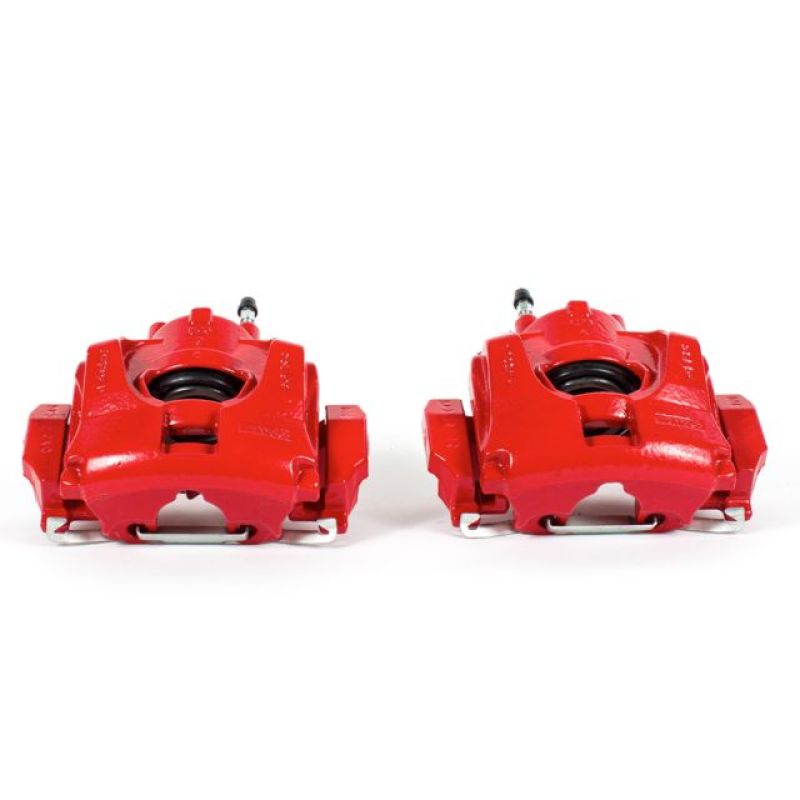 PowerStop Power Stop 13-17 Ford Fusion Front Red Calipers w/Brackets - Pair