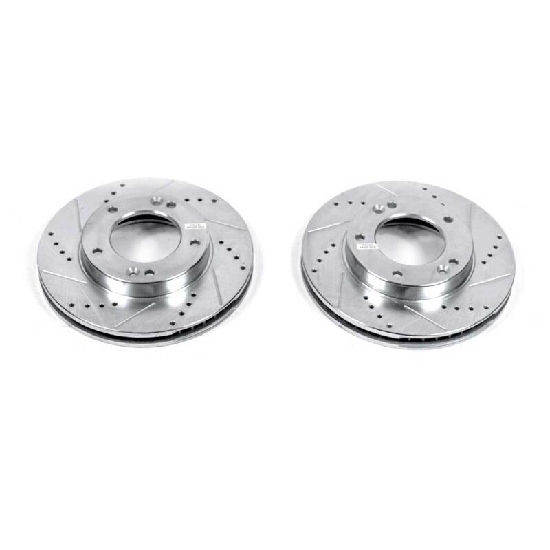 PowerStop Power Stop 03-06 Kia Sorento Front Evolution Drilled & Slotted Rotors - Pair