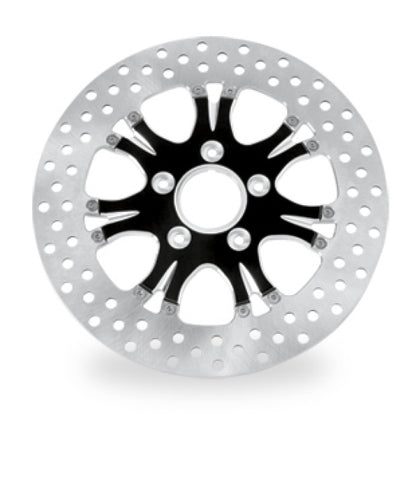Performance Machine Disc/Carr 11.5 Heathen Rear Left - Contrast Cut Platinum