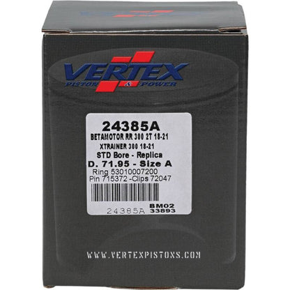 Vertex Pistons Vertex Piston 18-21 Beta RR 2T 300 300cc Cast Replica Piston Kit