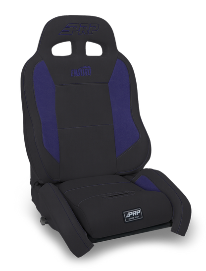 PRP Seats PRP EnduroCrawl Reclining Suspension Seat - Black/Purple Vinyl - Driver