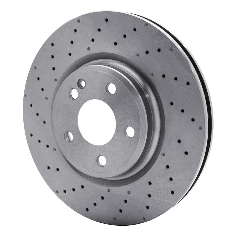 DFC 14-20 Infiniti QX30 Front Drilled Brake Rotor