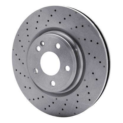 DFC 14-20 Infiniti QX30 Front Drilled Brake Rotor