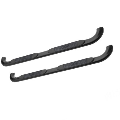 Westin 2014-2018 Chevy Silverado 1500 Dbl Cab (Body Mount) Platinum 4 Oval Nerf Step Bars - Black