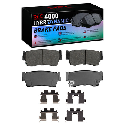 DFC 89-98 Chevrolet/Geo Tracker Front 4000 HybriDynamic Brake Pads and Hardware Kit