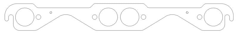 Cometic Gasket Cometic Chevrolet Gen-1 Small Block V8 .030in MLS Exhaust Manifold Gasket Set - 1.500in Round Port