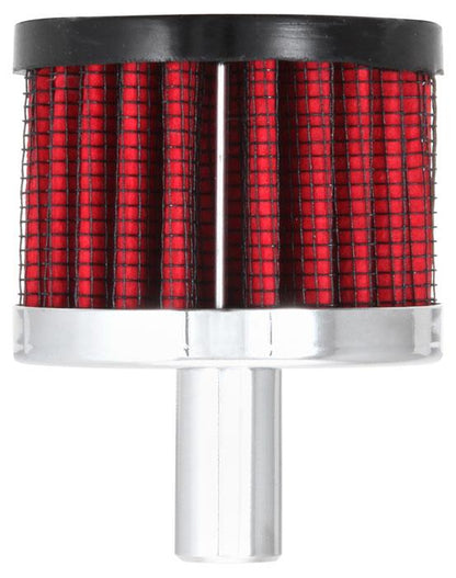 K&N Engineering K&N Steel Base Crankcase Vent Filter .5in Vent OD x 2in OD x 1.5in Height