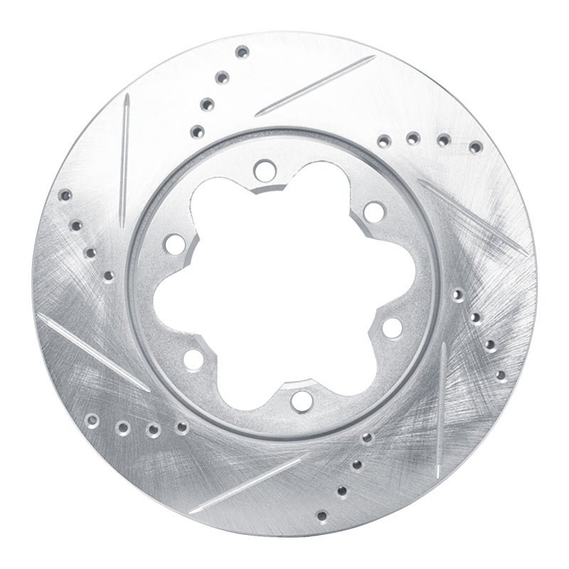 R1 Concepts R1 2006-2019 Toyota HiAce (Mexico) Front Left Drilled & Slotted Silver Brake Rotor