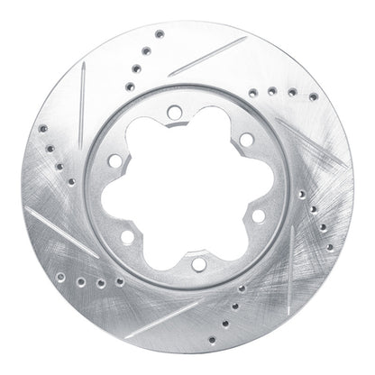R1 Concepts R1 2006-2019 Toyota HiAce (Mexico) Front Left Drilled & Slotted Silver Brake Rotor
