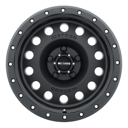 Method Wheels Method MR307 Hole 17x8.5 0mm Offset 5x5 94mm CB Matte Black Wheel