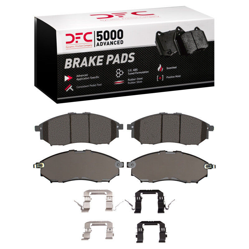 DFC 05-13 Infiniti FX37 Front 5000 Advanced Ceramic Brake Pads and Hardware Kit