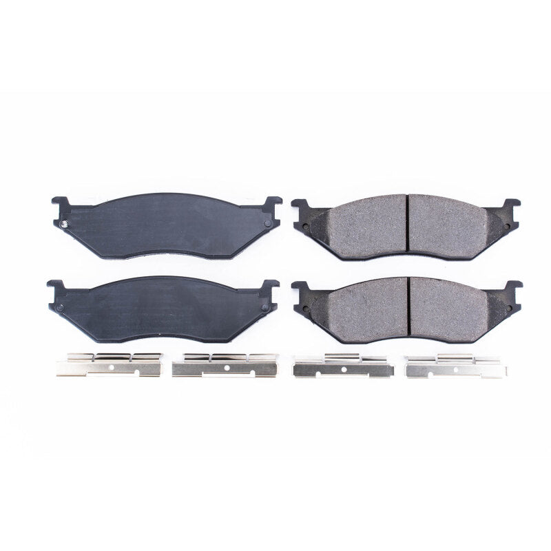PowerStop Power Stop 2002 Ford E-550 Econoline SD Front or Rear Z17 Evolution Ceramic Brake Pads w/Hardware