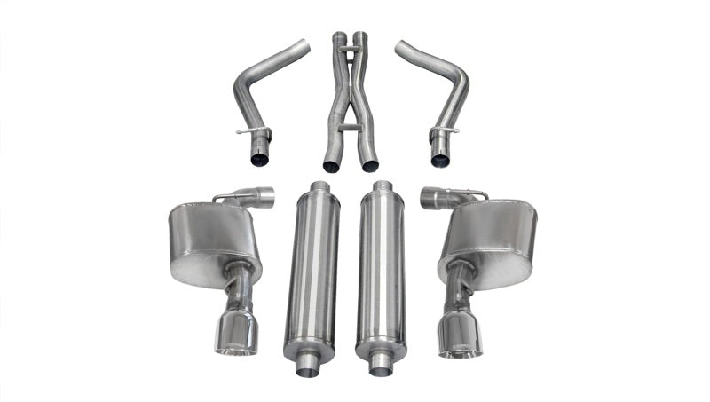 CORSA Performance Corsa 2012-2014 Dodge Charger SRT-8 6.4L V8 Polished Xtreme Cat-Back Exhaust