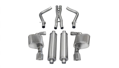 CORSA Performance Corsa 2012-2014 Dodge Charger SRT-8 6.4L V8 Polished Xtreme Cat-Back Exhaust