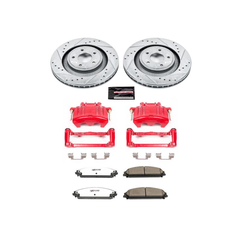 PowerStop Power Stop 08-09 Dodge Caliber Front Z26 Street Warrior Brake Kit w/Calipers