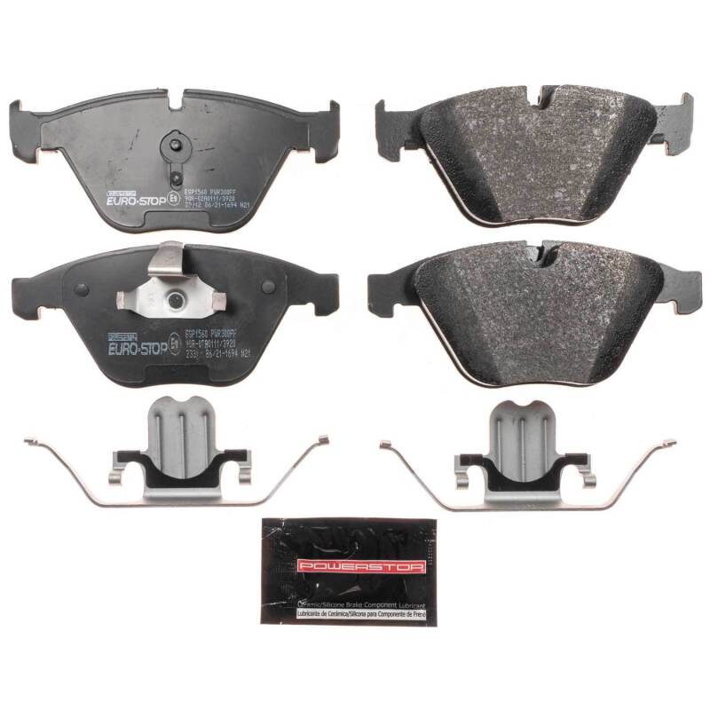 PowerStop Power Stop 11-13 BMW 335is Euro-Stop ECE-R90 Front Brake Pads