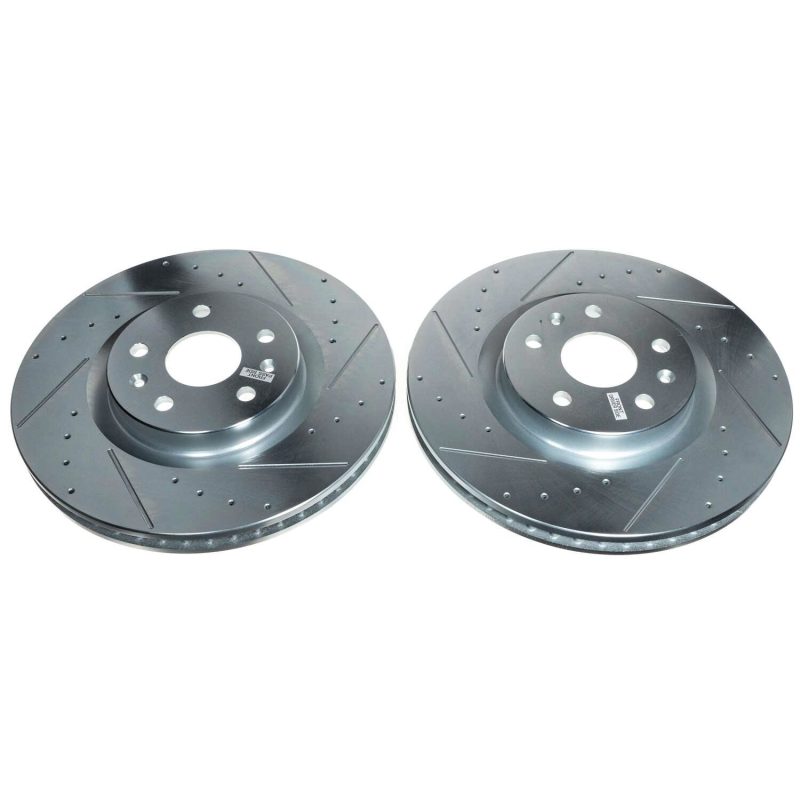 PowerStop Power Stop 20-21 Chevrolet Corvette Front Evolution Drilled & Slotted Rotor - Pair