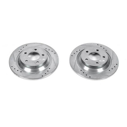 PowerStop Power Stop 06-10 Mazda 5 Rear Evolution Drilled & Slotted Rotors - Pair