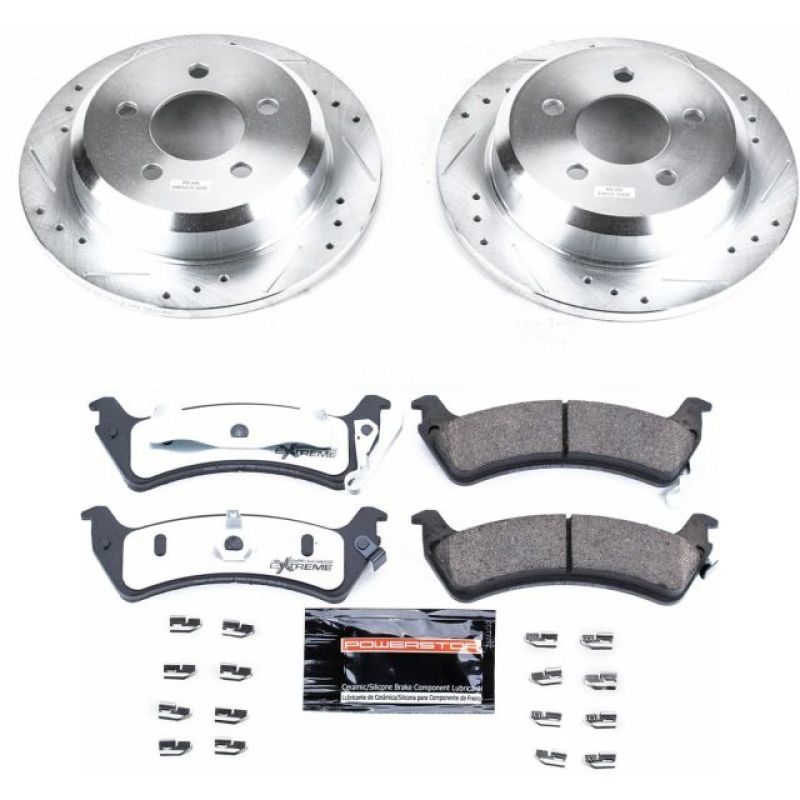 PowerStop Power Stop 93-98 Jeep Grand Cherokee Rear Z36 Truck & Tow Brake Kit